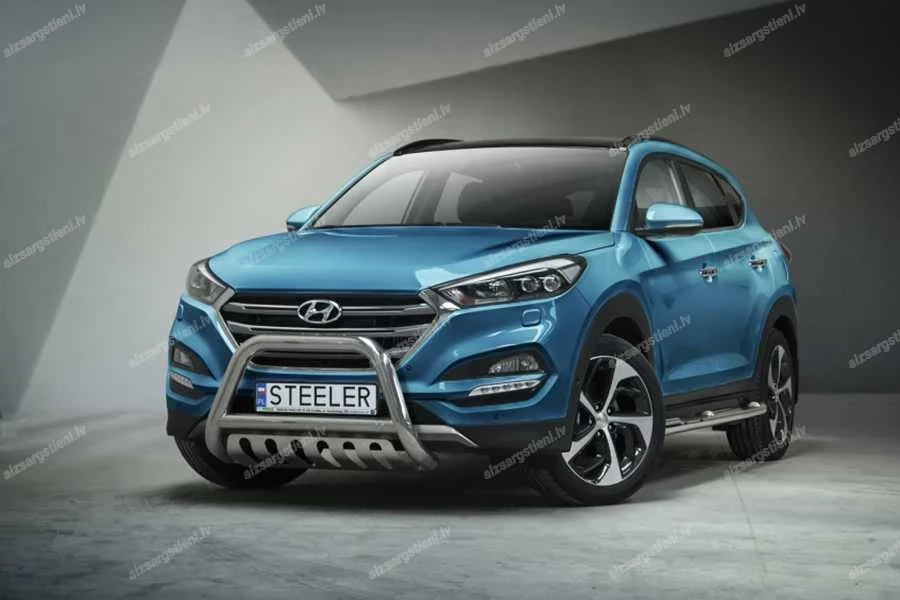 STEELER A BAR WITH CROSSBAR AND AXLE-PLATE HYUNDAI Tucson
